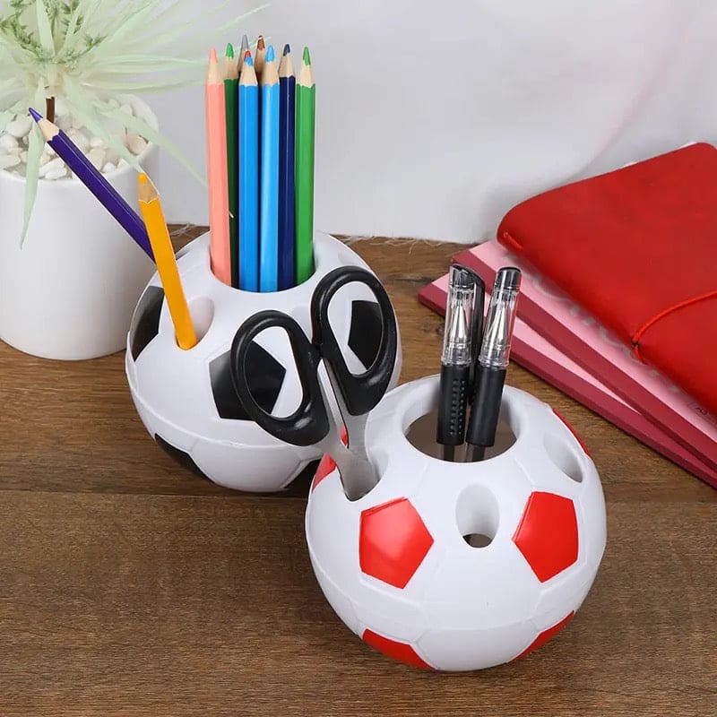 Football Desk Organizer, Creative Football Pen Holder, Desktop Soccer Shape Style Pencil Container, Multifunctional Pen Pencil Holder Football Desk Organizer, Creative Football Pen Holder, Desktop Soccer Shape Style Pencil Container, Multifunctional Pen Pencil Holder
